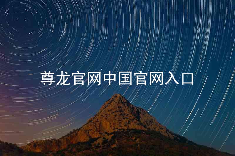 尊龙官网中国官网入口
